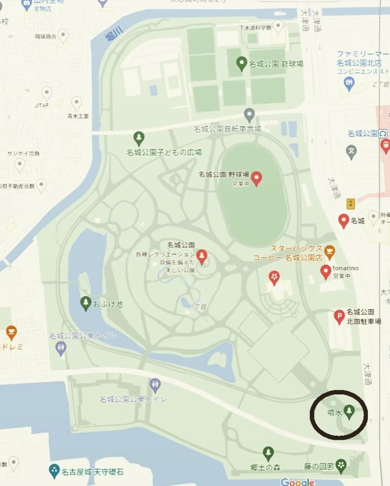 Meijo park map