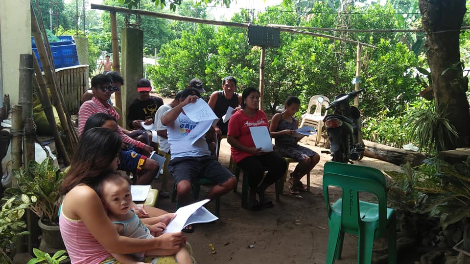 Climate change seminar and local community meeting for farmers in Tanauan, Leyte