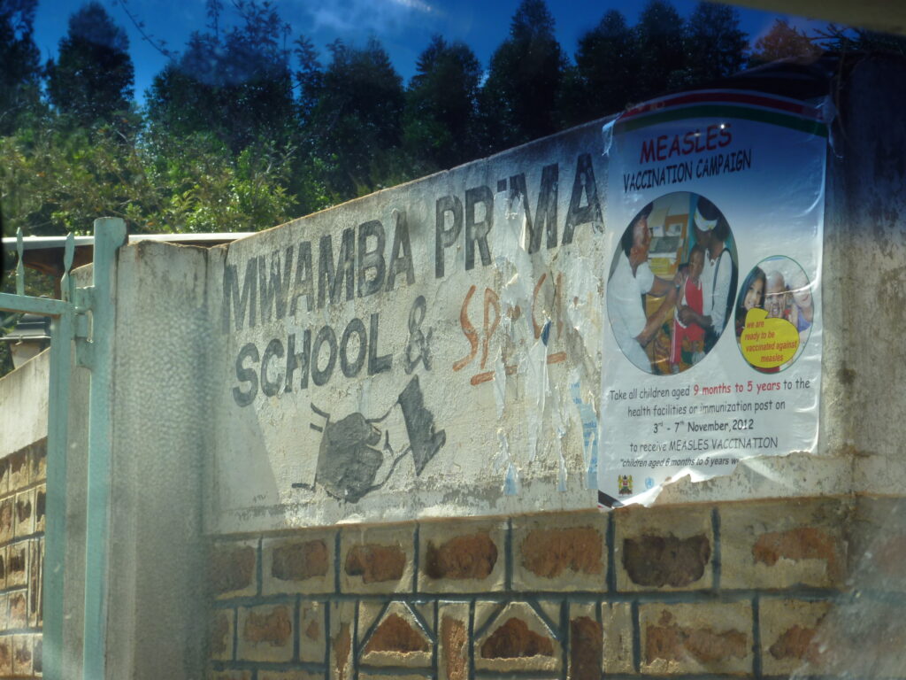 Global education and exchange activity at a school in Kenya