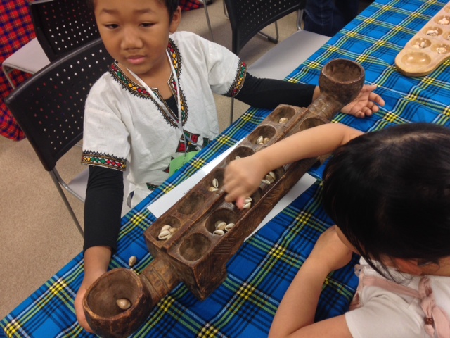 African cultural exchange activity through mancala